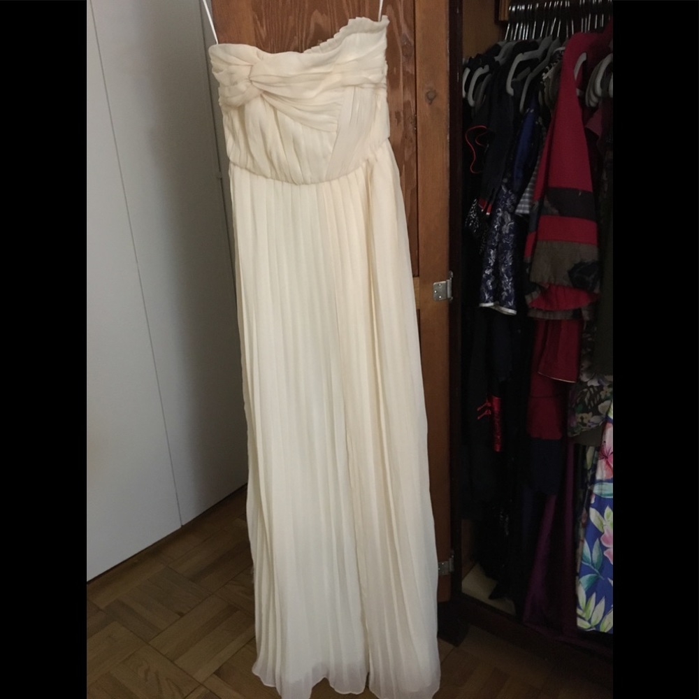 Aryn k ivory dress XS